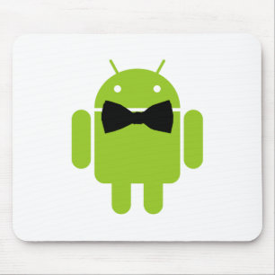 Formal Android Robot Icon Graphic Mouse Mat