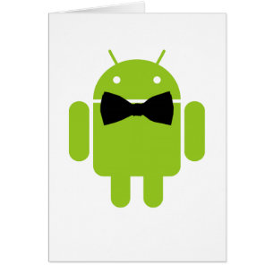 Formal Atire Green Android Robot