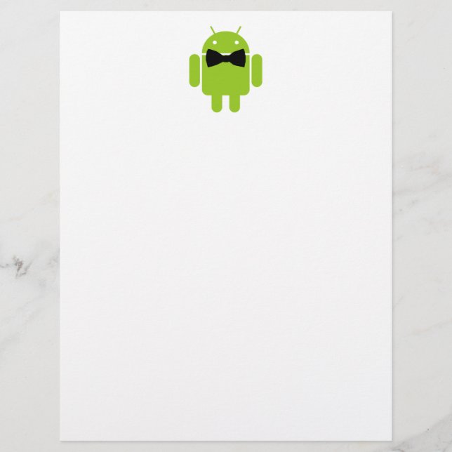 Formal Atire Green Android Robot (Front)