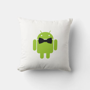 Formal Atire Green Android Robot Cushion
