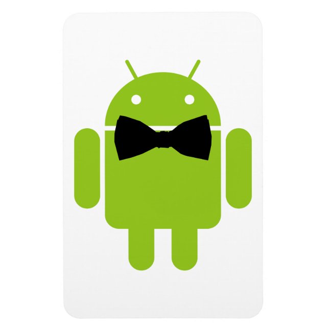 Formal Atire Green Android Robot Magnet (Vertical)