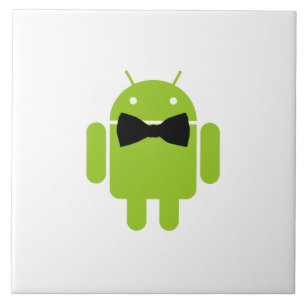 Formal Bow Tie Android Robot Icon Tile