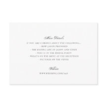 Formal Calligraphy Elegant Wedding