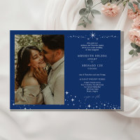 Formal Celestial Elegant Wedding Photo Horizontal