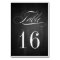 Formal Chalkboard Table Number Card