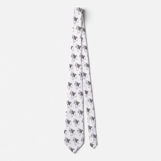 Formal Dala Horses Tie (Front)