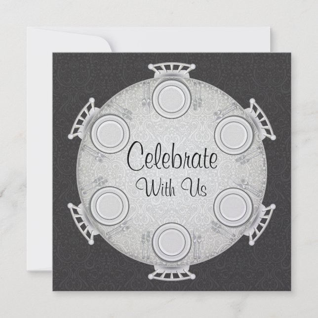 Formal Dinner Invitation (Front)