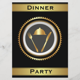 Formal Dinner Party Invitation Template