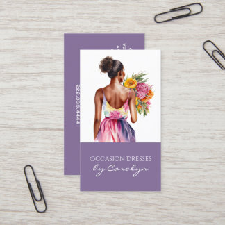 Formal Dress Wedding Seamstress Business Card