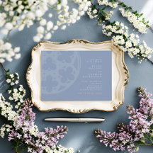 Formal Elegant Classic Gothic Dusky Blue Wedding