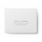Formal elegant minimalist wedding RSVP Envelope