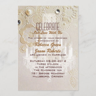 Formal elegant swirls paris vintage wedding invitation