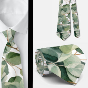Formal Eucalyptus Neck Ties Simple and Classic
