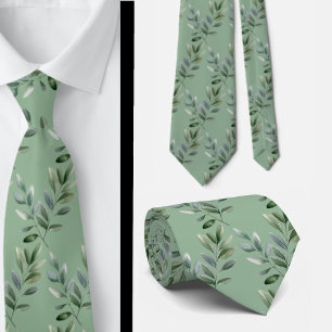 Formal Eucalyptus Neck Ties Simple and Classic