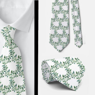 Formal Eucalyptus Neck Ties Simple and Classic