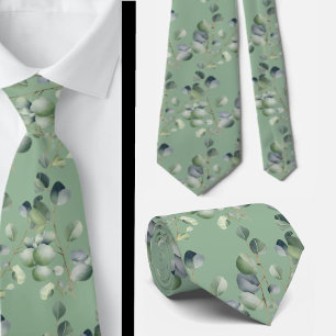 Formal Eucalyptus Neck Ties Simple and Classic