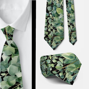 Formal Eucalyptus Neck Ties Simple and Classic