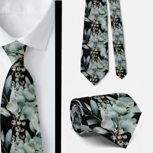 Formal Eucalyptus Neck Ties Simple and Classic