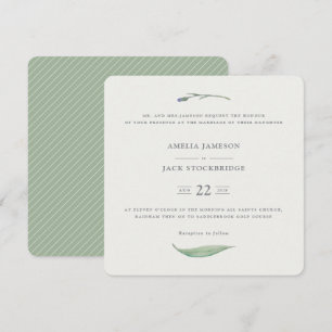 FORMAL FLORAL INVITATION
