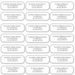 Formal Font Wedding Envelope Address Stickers<br><div class="desc">Add your guests names and address to these sticker labels.  21 labels per sheet.  These labels are white - just peel and stick onto the envelop.</div>