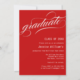 Formal Graduation Party Invitation