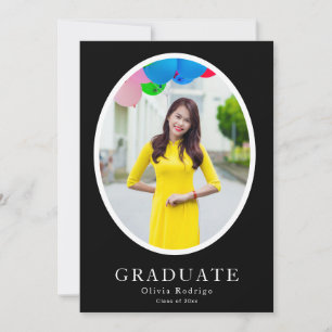 Formal Graduation Party Invite Bold & Elegant
