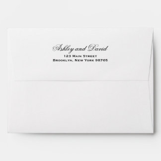 Formal Invitation Envelope with Elegant Script
