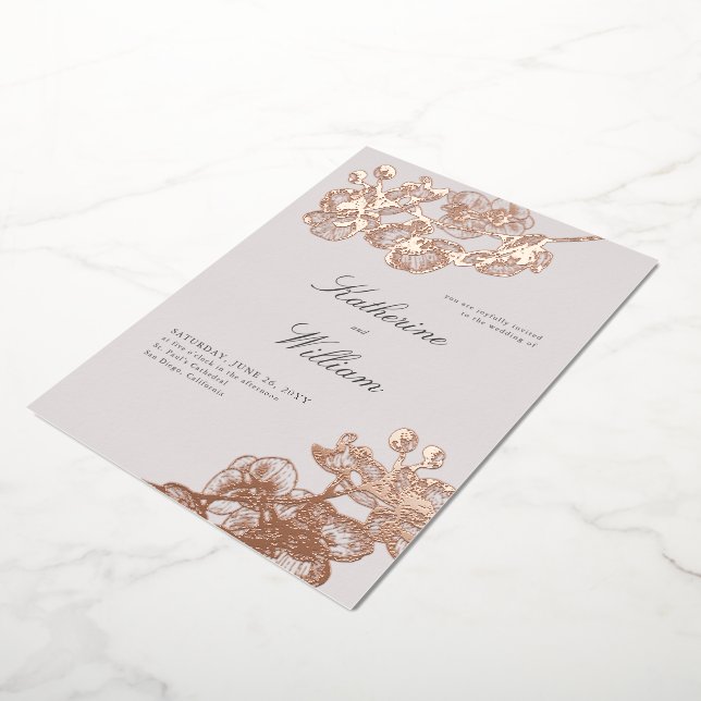 Formal Modern Classic Orchid Tux Wedding Rose Gold (Rotated)