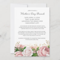 Formal Mother's Day Brunch Pink Floral