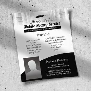 Formal Notary & Loan Signing Agent Photo Flyer