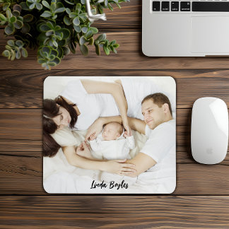 Formal Photo Personalized Simple Mouse Mat