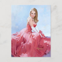 Formal Red Dress Pin Up