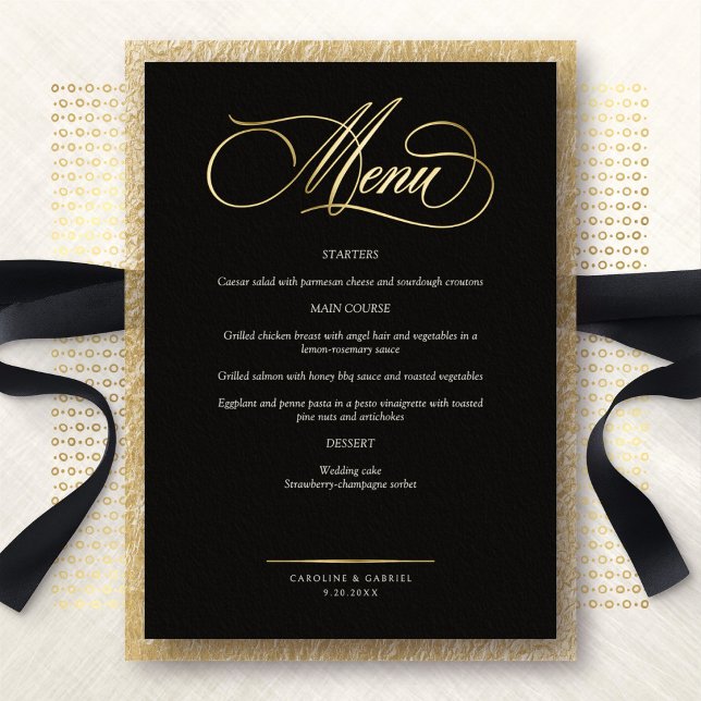 Formal Script Calligraphy Wedding Program (Creator Uploaded)