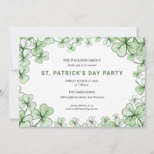 Formal St. Patrick's Day Party  Invitation