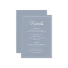 Formal Traditional Elegant Dusty Blue Wedding