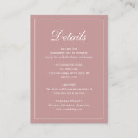 Formal Traditional Elegant Dusty Rose Pink Wedding