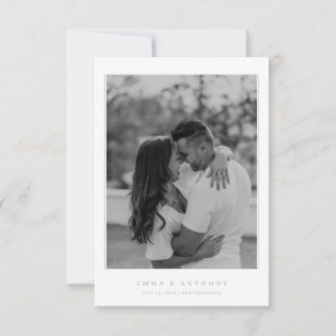 Formal Vintage Lavender Monogram Wedding Save The Date
