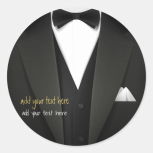 Formal Wear Round Sticker