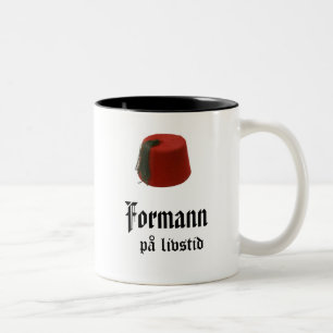 Formann på livstid Two-Tone coffee mug