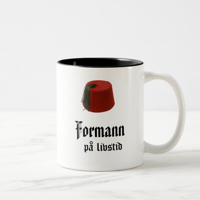 Formann på livstid Two-Tone coffee mug (Right)