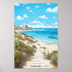 Formentera Spain Travel  Poster
