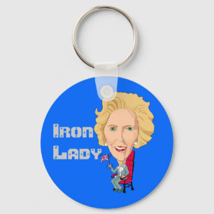 Former British Prime Minister Iron Lady THATCHER Key Ring