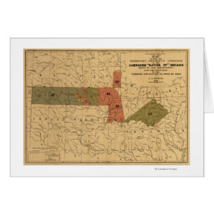 Former Limits of Cherokee "Nation of" Indians