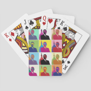 Former President Barack Obama Pop Art Playing Cards