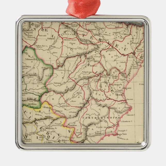 Former Spain Metal Tree Decoration (Front)