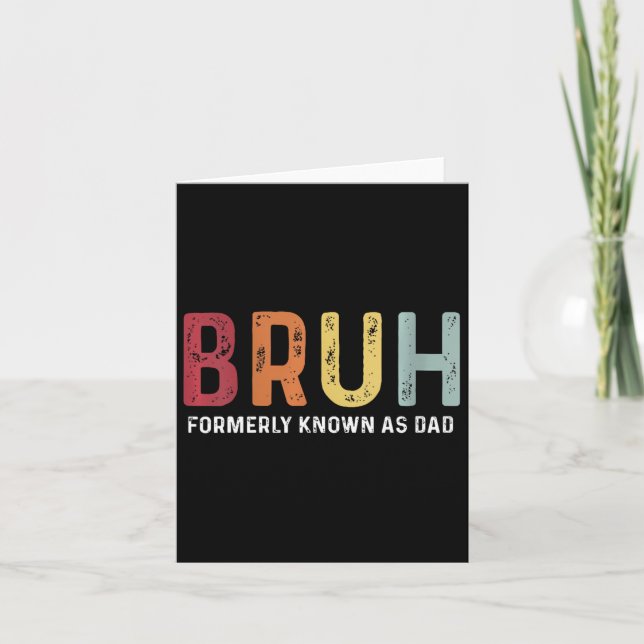 Formerly Known As Dad Funny Father39s Day  Card (Front)