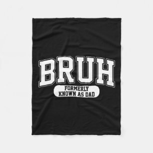 Formerly Known As Dad Vintage Funny Father39s Day Fleece Blanket