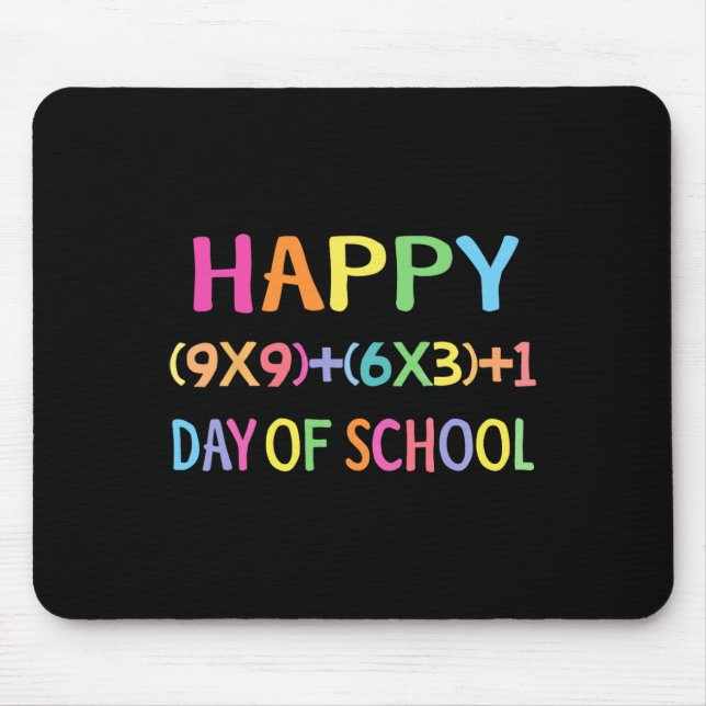 Formula 100 Days Of School Fun Math Teacher 100th  Mouse Mat (Front)