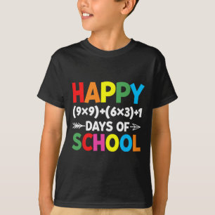 Formula 100 Days Of School Fun Math Teacher 100th T-Shirt