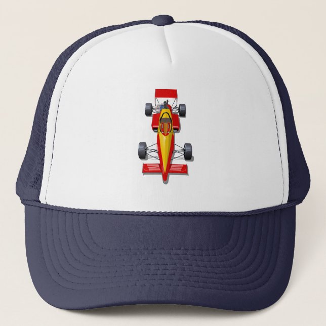 Formula 1 race car trucker hat (Front)